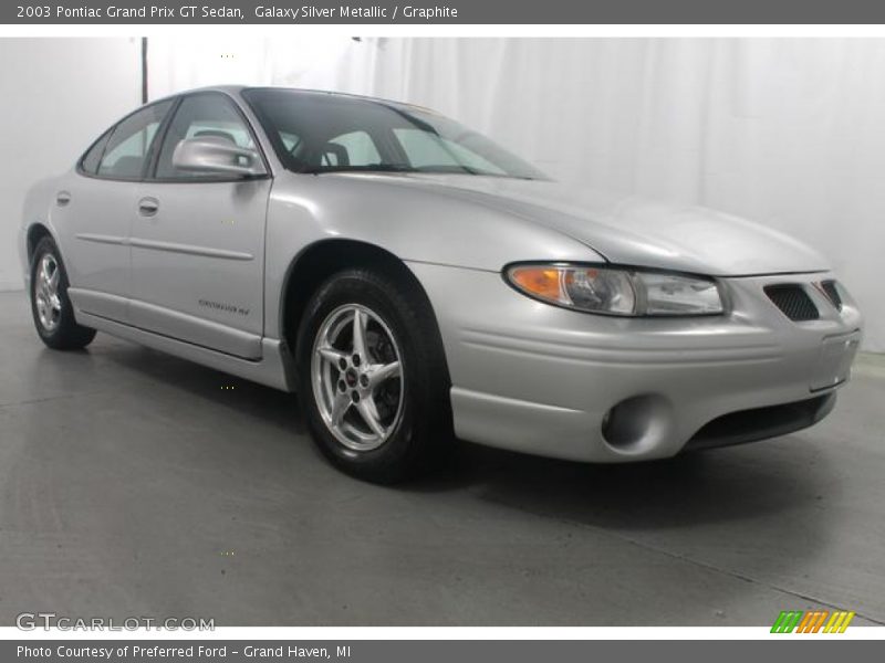 Galaxy Silver Metallic / Graphite 2003 Pontiac Grand Prix GT Sedan