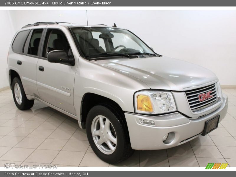 Liquid Silver Metallic / Ebony Black 2006 GMC Envoy SLE 4x4