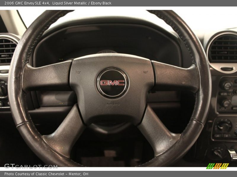 Liquid Silver Metallic / Ebony Black 2006 GMC Envoy SLE 4x4