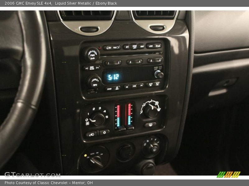 Liquid Silver Metallic / Ebony Black 2006 GMC Envoy SLE 4x4