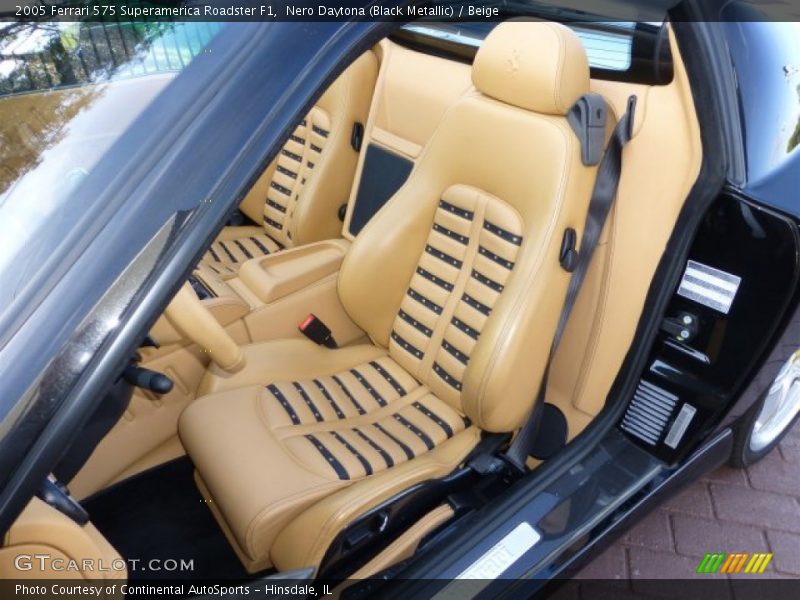 Front Seat of 2005 575 Superamerica Roadster F1