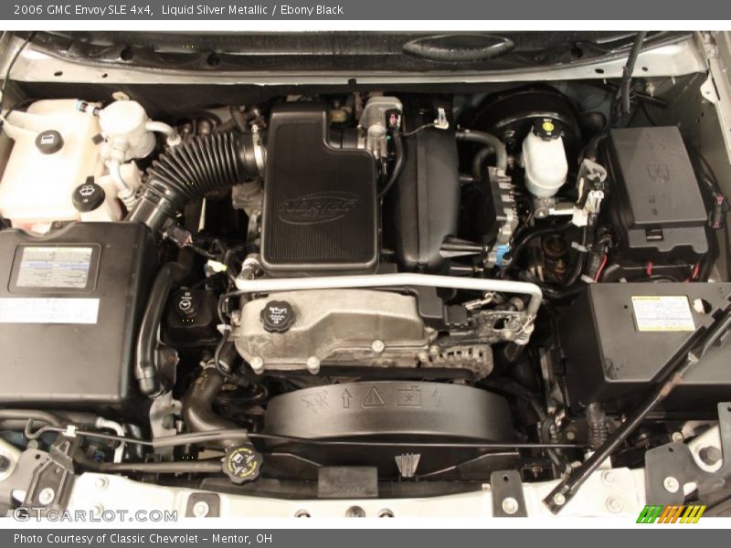 Liquid Silver Metallic / Ebony Black 2006 GMC Envoy SLE 4x4