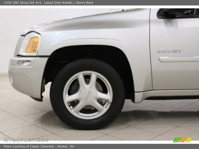 Liquid Silver Metallic / Ebony Black 2006 GMC Envoy SLE 4x4
