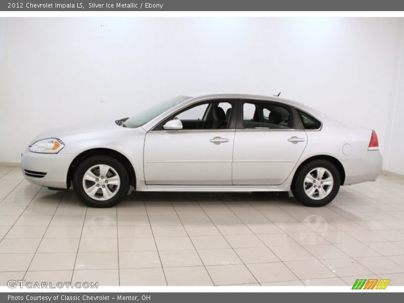 Silver Ice Metallic / Ebony 2012 Chevrolet Impala LS