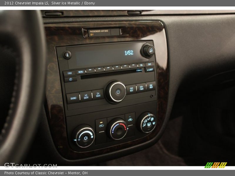 Silver Ice Metallic / Ebony 2012 Chevrolet Impala LS