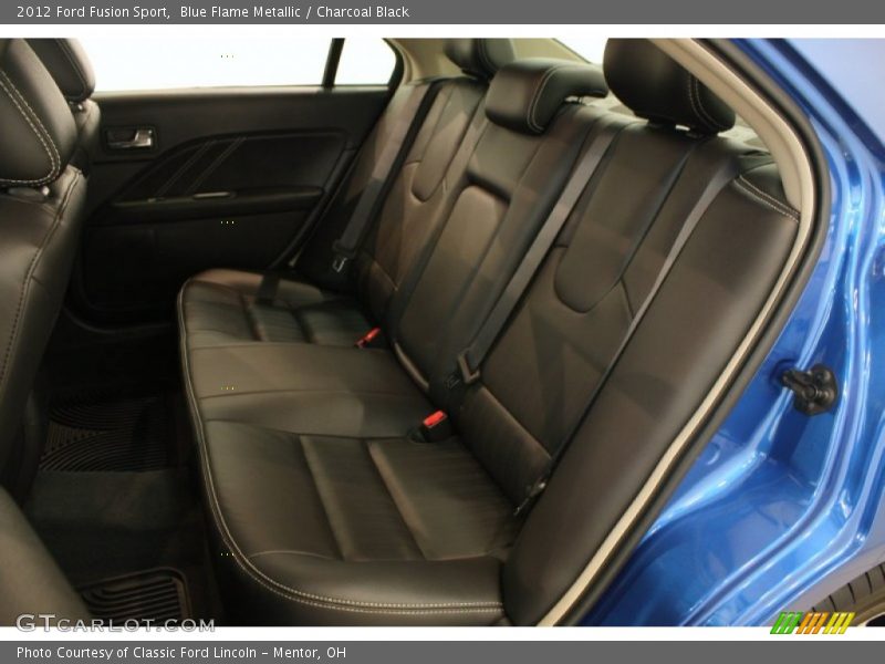 Blue Flame Metallic / Charcoal Black 2012 Ford Fusion Sport