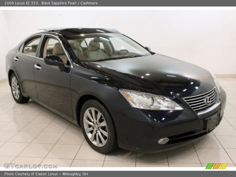 Black Sapphire Pearl / Cashmere 2009 Lexus ES 350