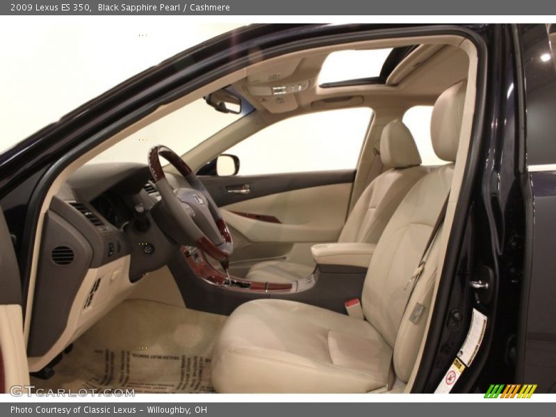 Black Sapphire Pearl / Cashmere 2009 Lexus ES 350