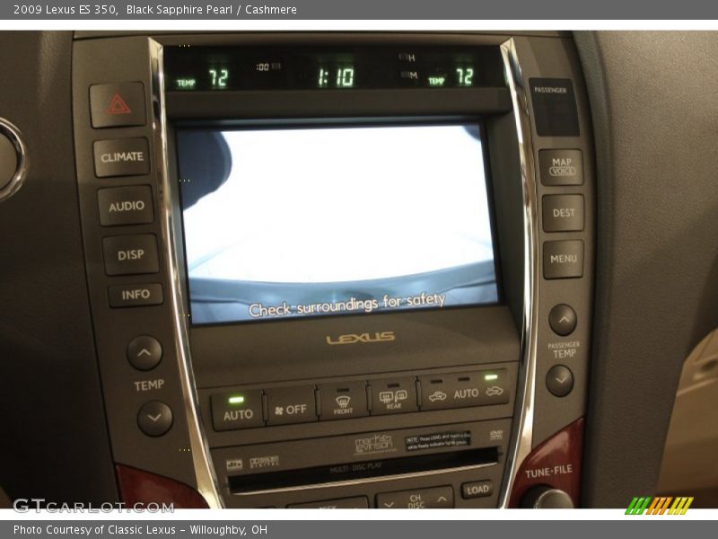 Black Sapphire Pearl / Cashmere 2009 Lexus ES 350