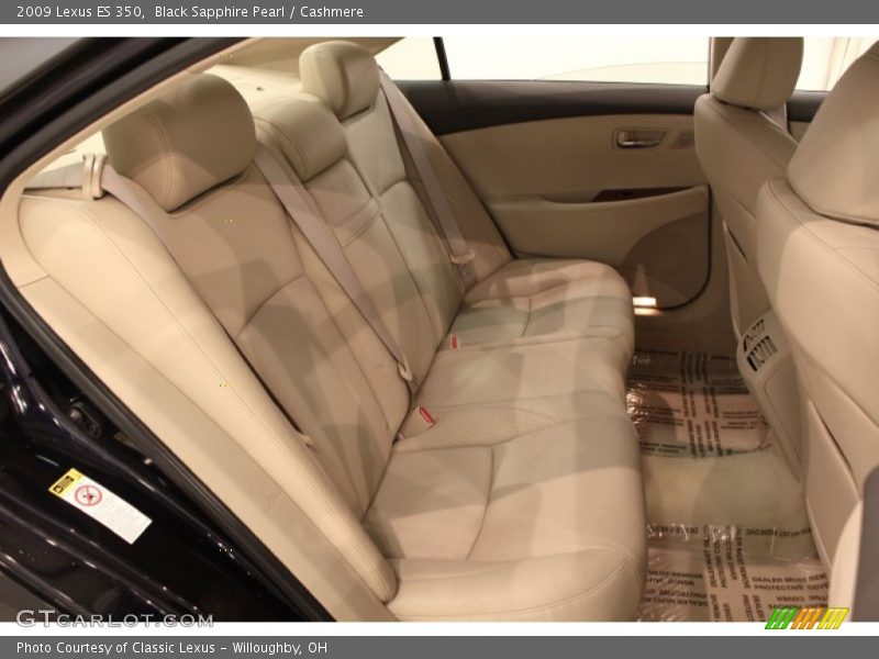 Black Sapphire Pearl / Cashmere 2009 Lexus ES 350