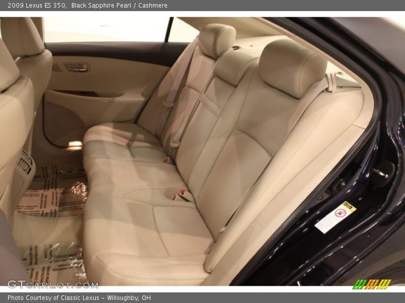 Black Sapphire Pearl / Cashmere 2009 Lexus ES 350