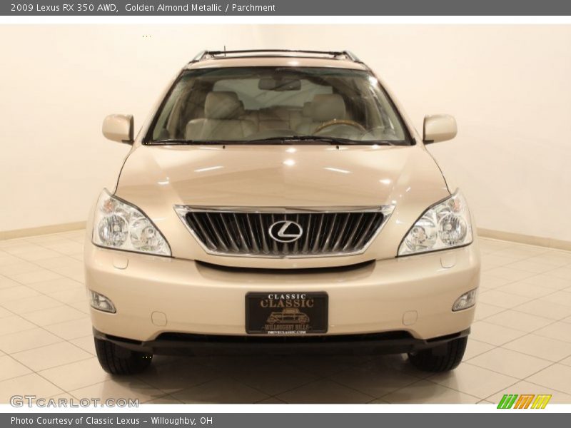 Golden Almond Metallic / Parchment 2009 Lexus RX 350 AWD