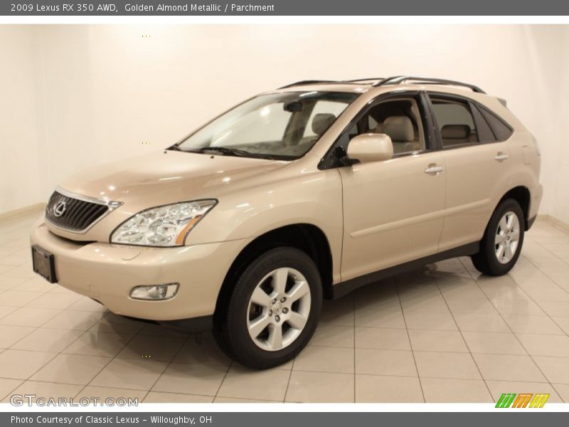 Golden Almond Metallic / Parchment 2009 Lexus RX 350 AWD