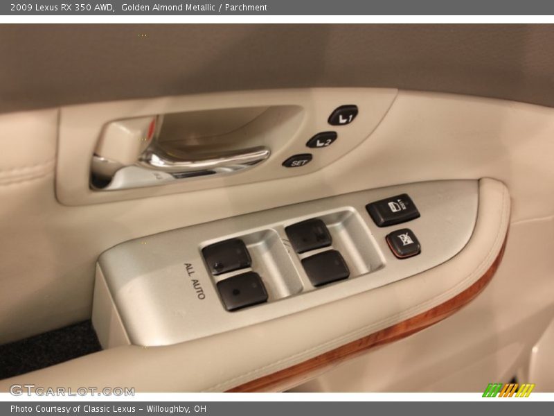 Golden Almond Metallic / Parchment 2009 Lexus RX 350 AWD