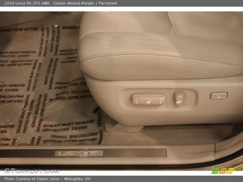 Golden Almond Metallic / Parchment 2009 Lexus RX 350 AWD