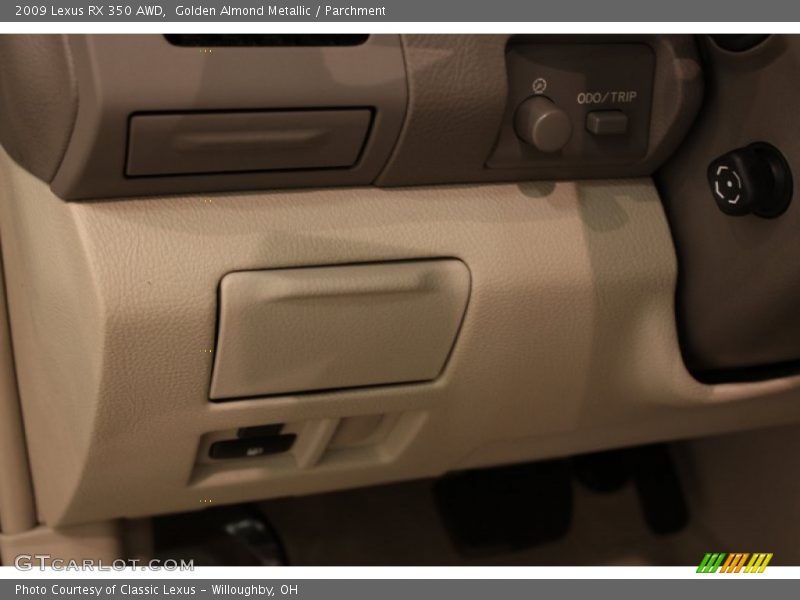 Golden Almond Metallic / Parchment 2009 Lexus RX 350 AWD