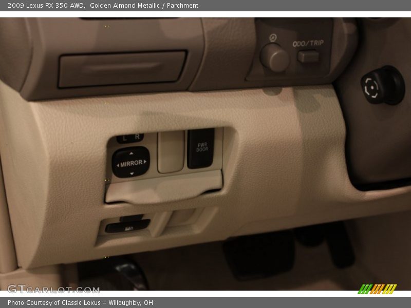 Golden Almond Metallic / Parchment 2009 Lexus RX 350 AWD