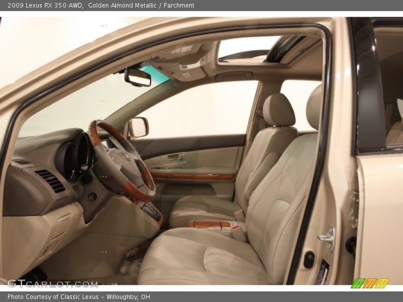 Golden Almond Metallic / Parchment 2009 Lexus RX 350 AWD