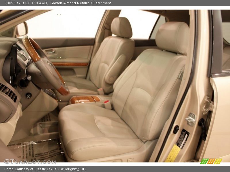 Golden Almond Metallic / Parchment 2009 Lexus RX 350 AWD