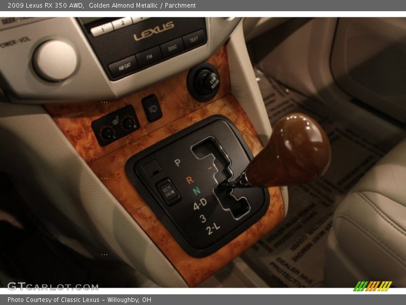 Golden Almond Metallic / Parchment 2009 Lexus RX 350 AWD