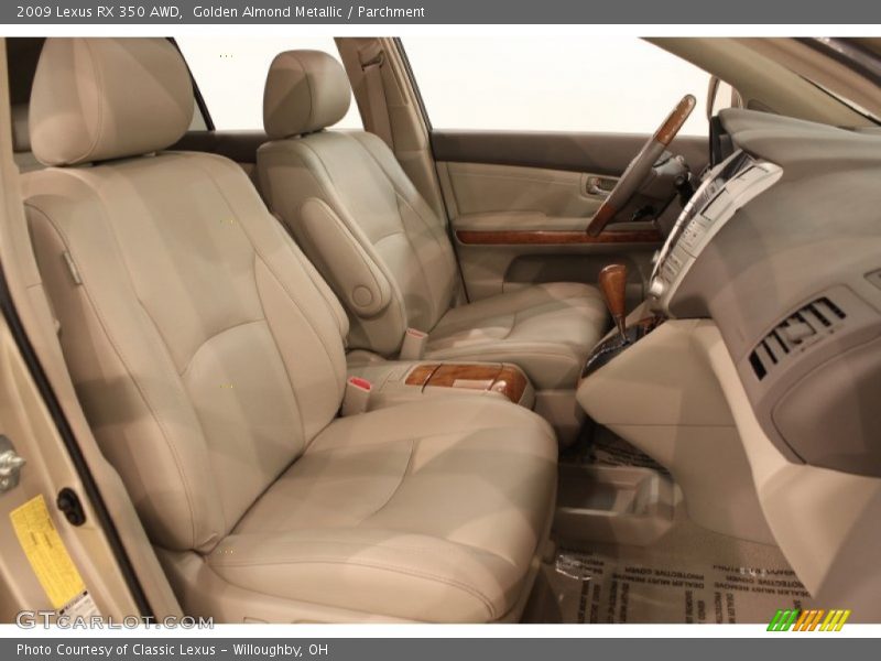 Golden Almond Metallic / Parchment 2009 Lexus RX 350 AWD