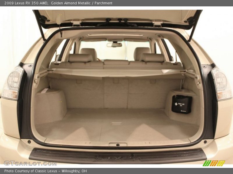 Golden Almond Metallic / Parchment 2009 Lexus RX 350 AWD