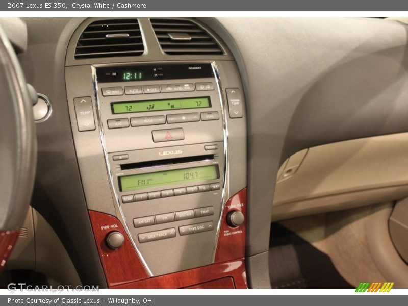 Crystal White / Cashmere 2007 Lexus ES 350