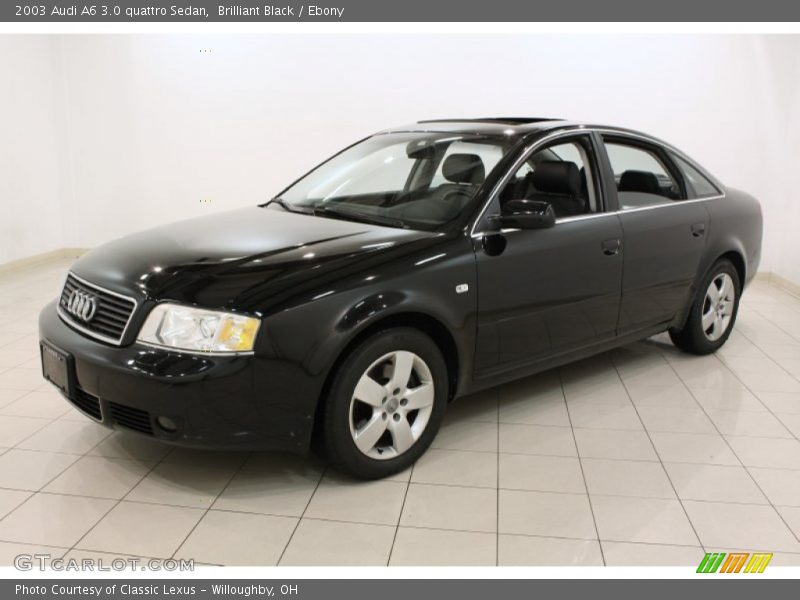 Brilliant Black / Ebony 2003 Audi A6 3.0 quattro Sedan