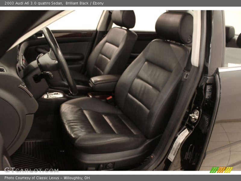 Front Seat of 2003 A6 3.0 quattro Sedan