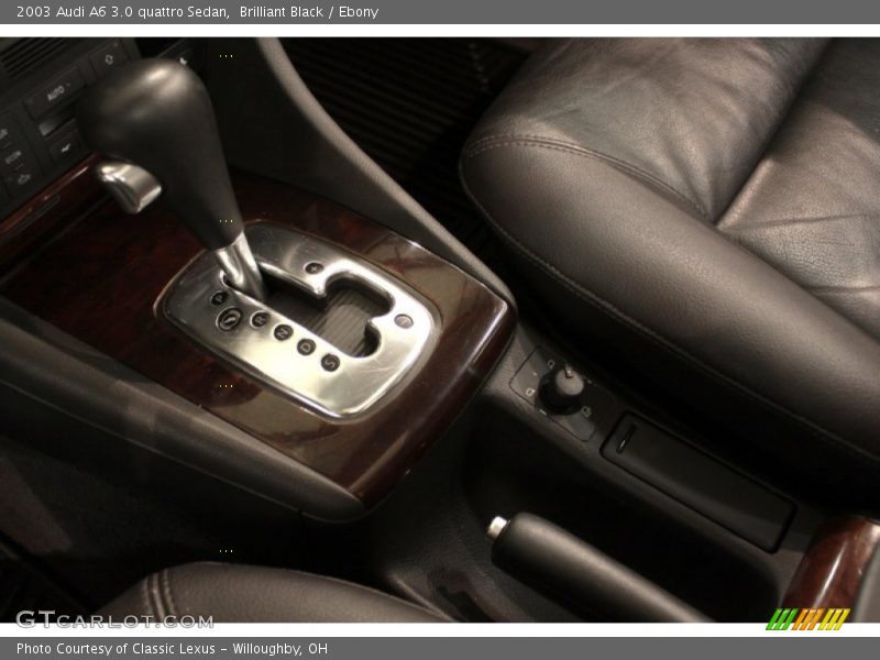 Brilliant Black / Ebony 2003 Audi A6 3.0 quattro Sedan