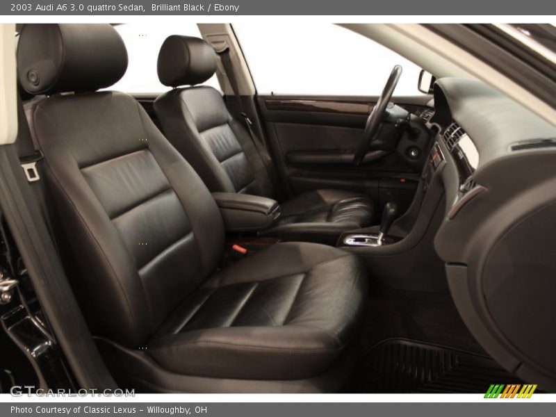 Brilliant Black / Ebony 2003 Audi A6 3.0 quattro Sedan
