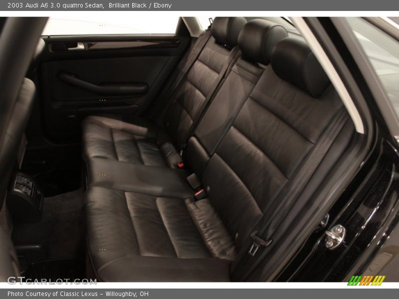 Brilliant Black / Ebony 2003 Audi A6 3.0 quattro Sedan