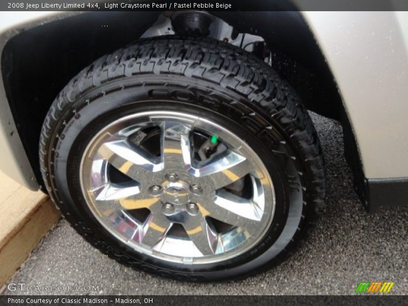 Light Graystone Pearl / Pastel Pebble Beige 2008 Jeep Liberty Limited 4x4