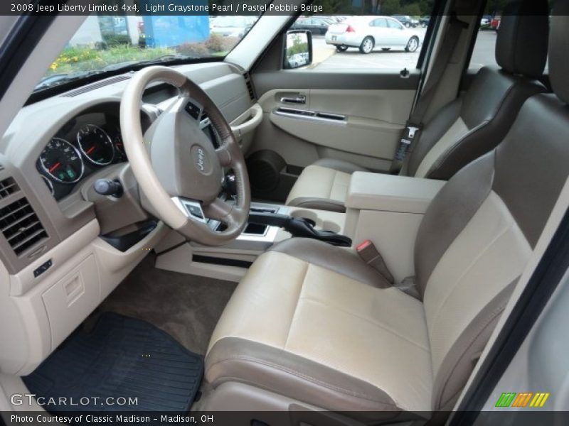 Light Graystone Pearl / Pastel Pebble Beige 2008 Jeep Liberty Limited 4x4