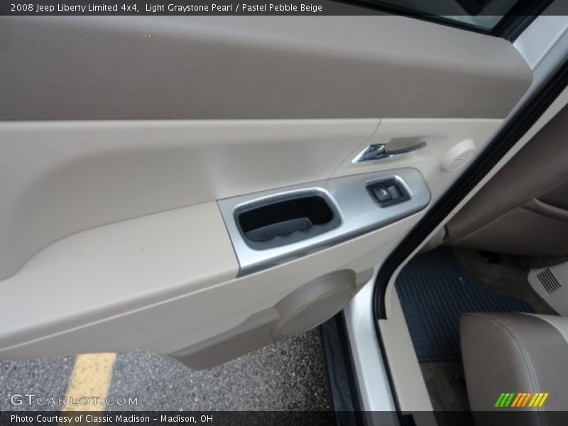 Light Graystone Pearl / Pastel Pebble Beige 2008 Jeep Liberty Limited 4x4