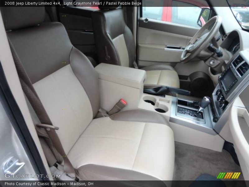 Light Graystone Pearl / Pastel Pebble Beige 2008 Jeep Liberty Limited 4x4