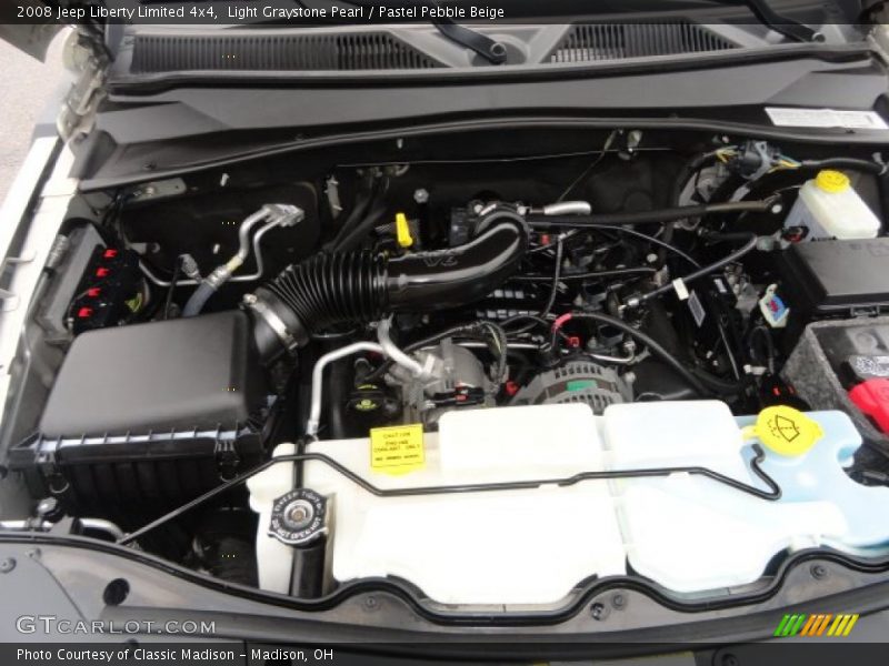 Light Graystone Pearl / Pastel Pebble Beige 2008 Jeep Liberty Limited 4x4