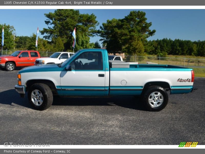  1995 C/K K1500 Regular Cab 4x4 Bright Teal Metallic