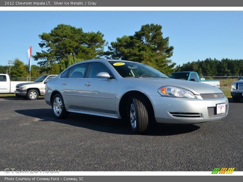Silver Ice Metallic / Gray 2012 Chevrolet Impala LT