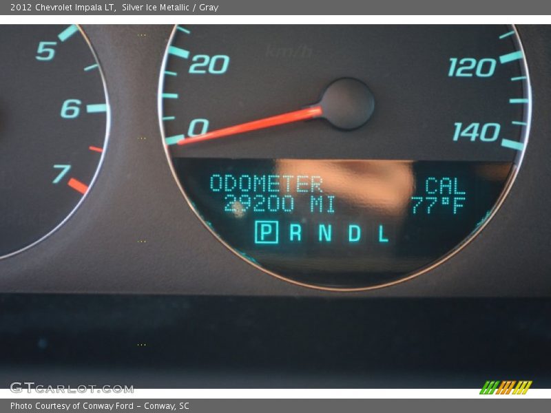 Silver Ice Metallic / Gray 2012 Chevrolet Impala LT