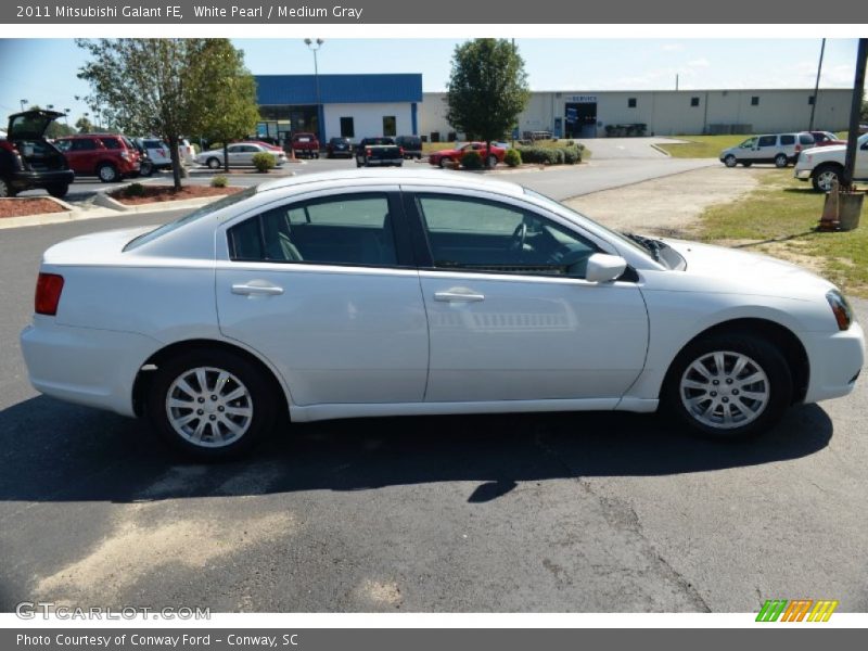 White Pearl / Medium Gray 2011 Mitsubishi Galant FE