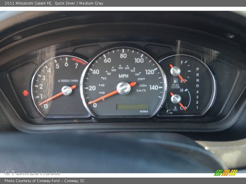 Quick Silver / Medium Gray 2011 Mitsubishi Galant FE