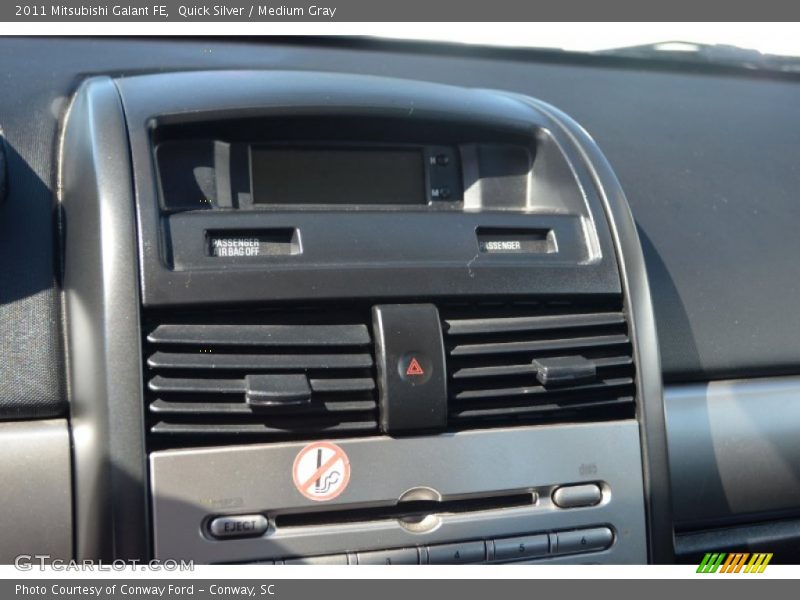 Quick Silver / Medium Gray 2011 Mitsubishi Galant FE