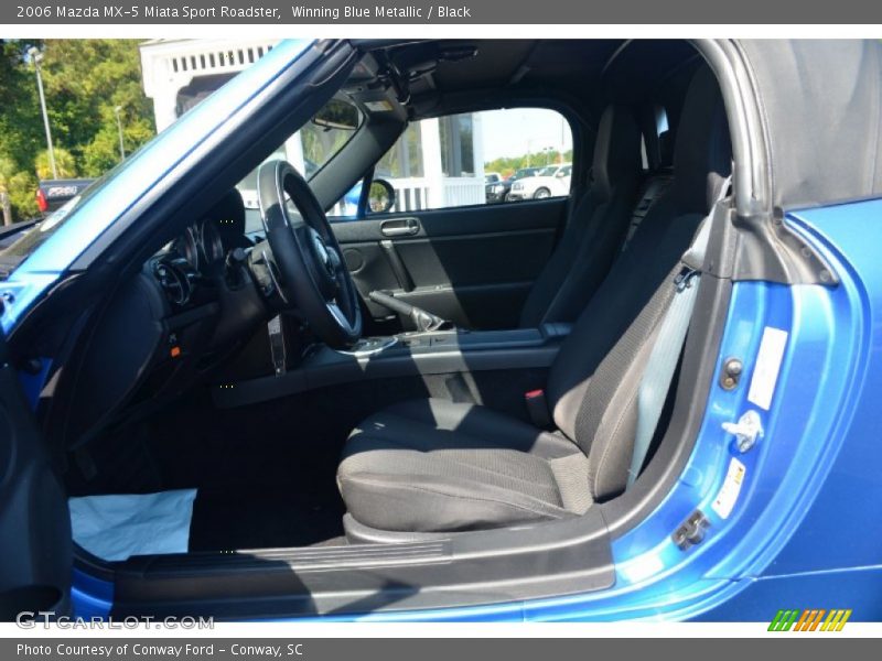 Winning Blue Metallic / Black 2006 Mazda MX-5 Miata Sport Roadster