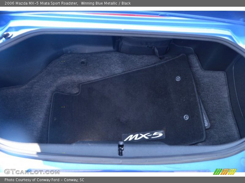 Winning Blue Metallic / Black 2006 Mazda MX-5 Miata Sport Roadster