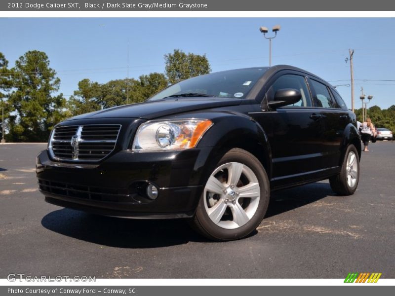 Black / Dark Slate Gray/Medium Graystone 2012 Dodge Caliber SXT