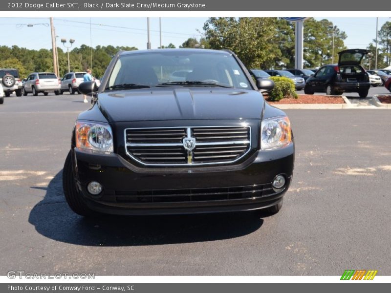 Black / Dark Slate Gray/Medium Graystone 2012 Dodge Caliber SXT