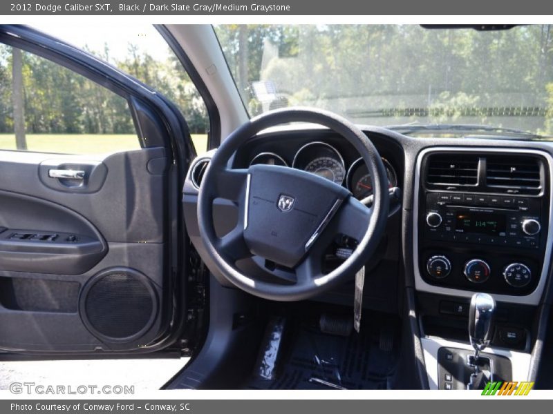 Black / Dark Slate Gray/Medium Graystone 2012 Dodge Caliber SXT