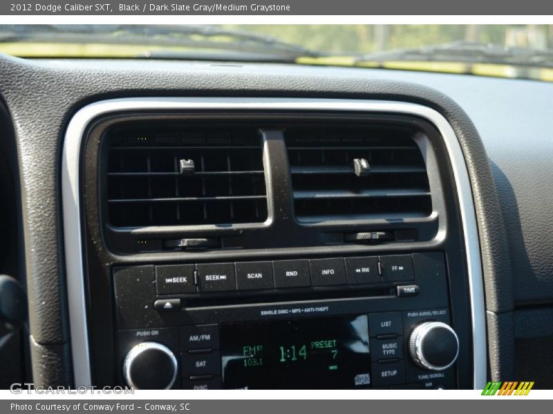 Black / Dark Slate Gray/Medium Graystone 2012 Dodge Caliber SXT