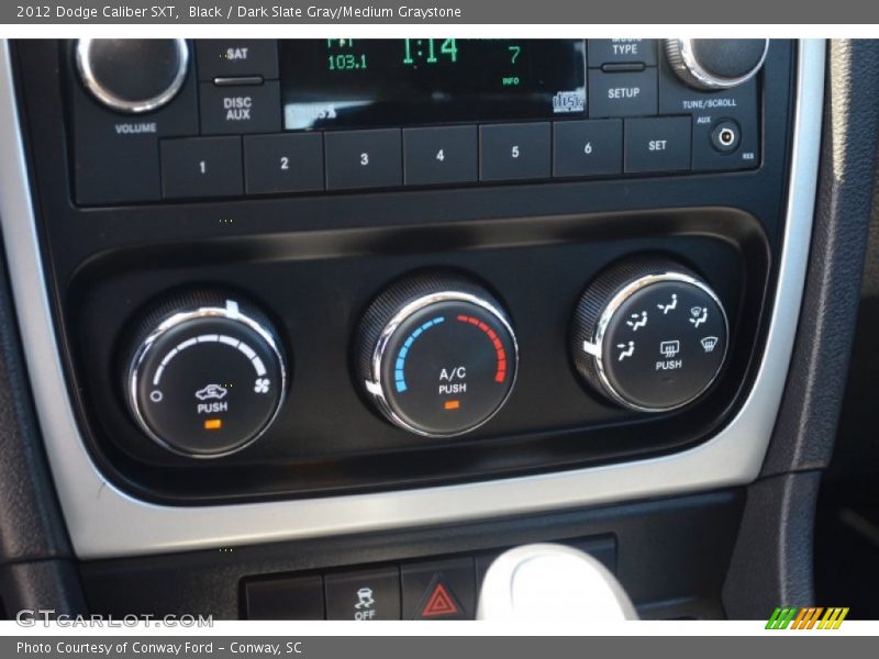 Black / Dark Slate Gray/Medium Graystone 2012 Dodge Caliber SXT